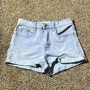Pacsun Light Blue Denim Women's Shorts